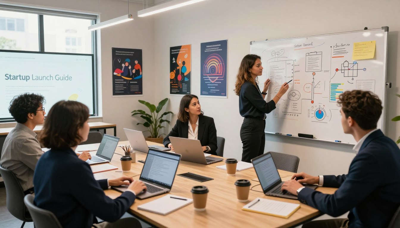 how to launch a startup step by step